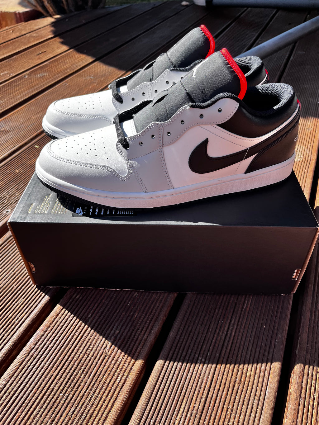 Jordan 1 Low Balck and Grey