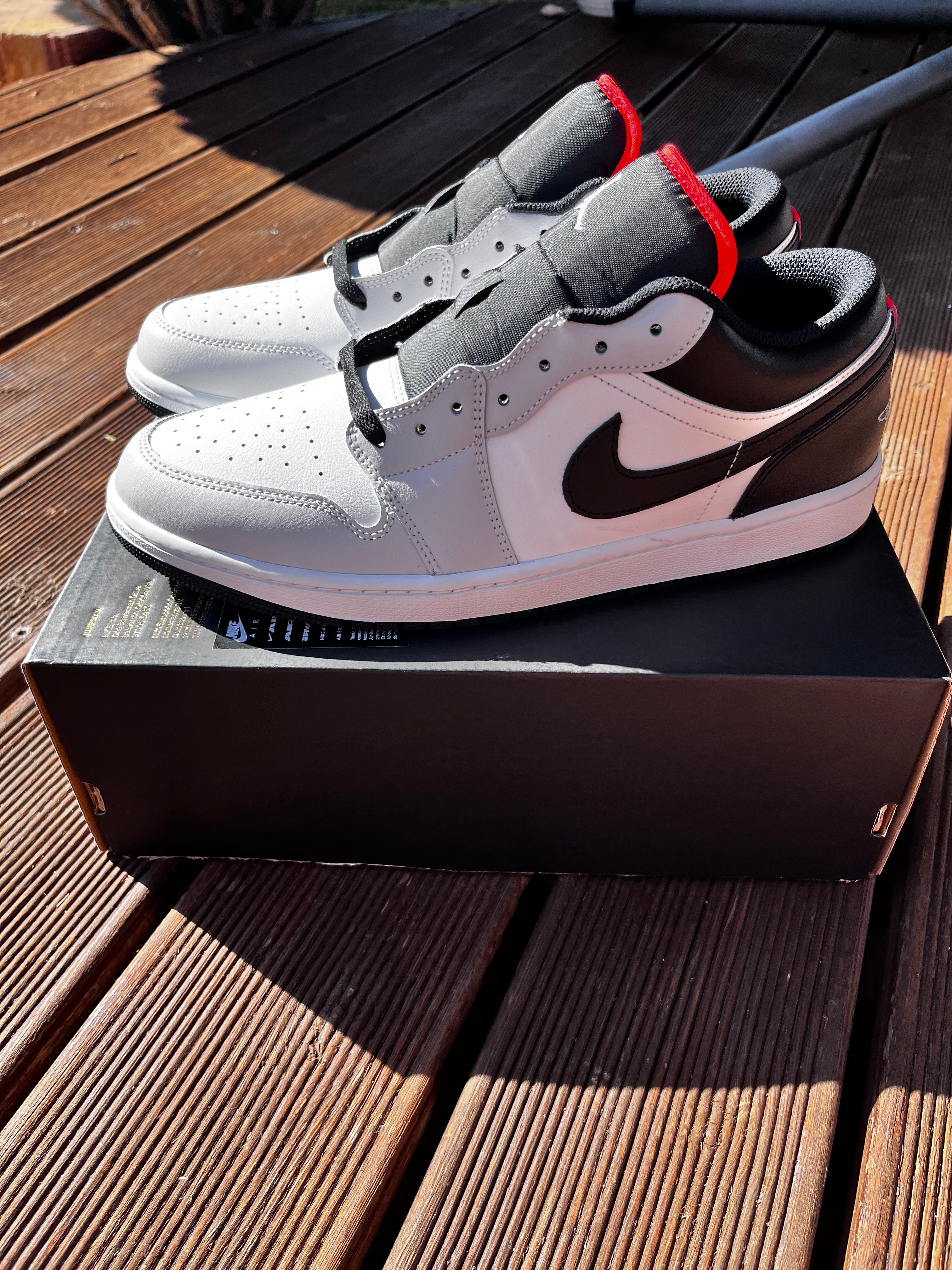 Jordan 1 Low Balck and Grey