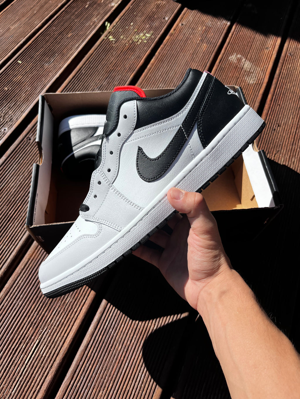 Jordan 1 Low Balck and Grey
