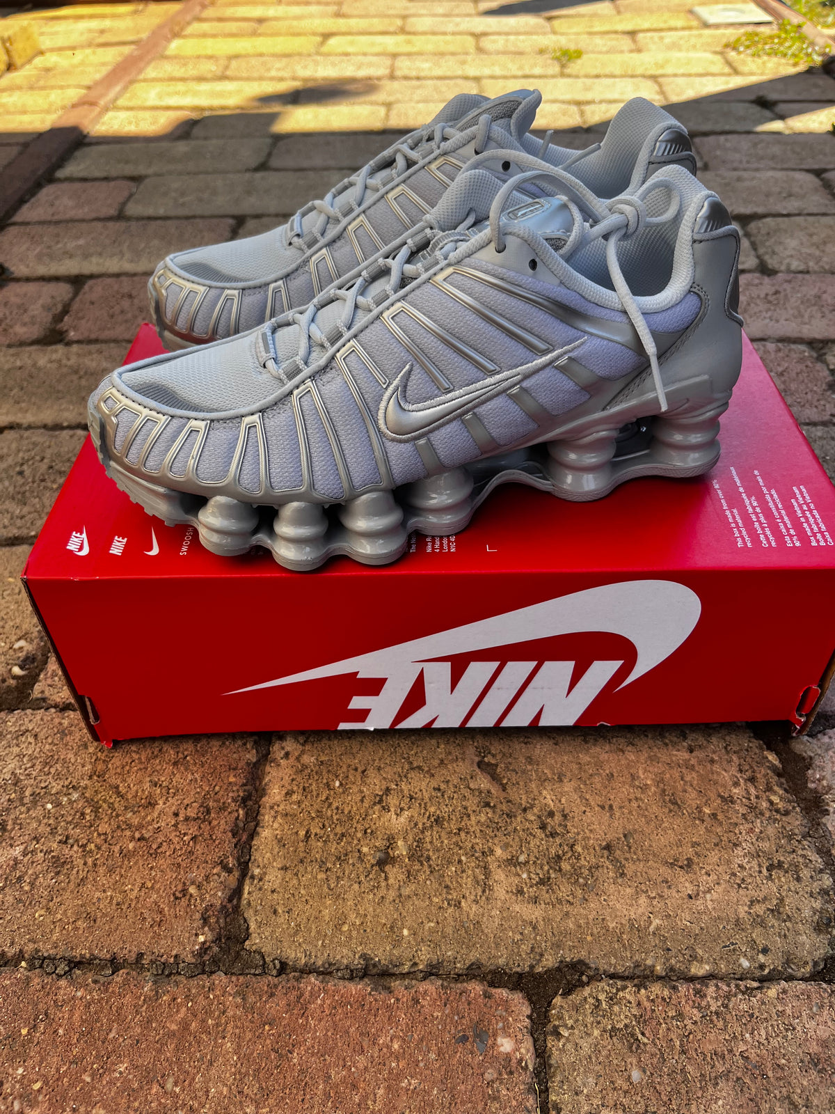 Nike Metallic Silver Shox